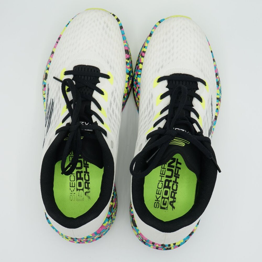 Skechers Go Run Razor 5 White/Multi Color Shoes M… - image 8